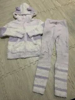 GU フード付き　モコモコ　パジャマセット 130cm