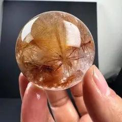 ルチルクォーツ 置物