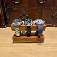 ウォッチスタンド（カリン+タモ）