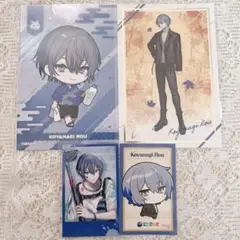 にじさんじ 小柳ロウ ポストカード チェキ 1周年 まねきねこ 特典 ステッカー