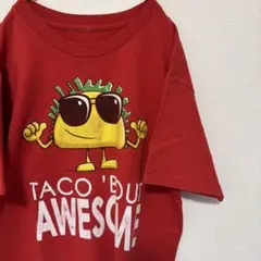 S US 古着 Ｔシャツ キャラクター タコス