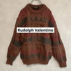 【美品】Rudolph Valentino 1921 3Dニット 春ニット 古着のサムネイル