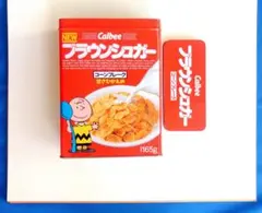 Calbee ブラウンシュガー コーンフレークの空缶です。のサムネイル