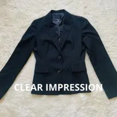 CLEAR IMPRESSION 黒 ジャケット 1 ラメ 就活 セレモニー