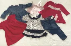 全6点　人気ブランドを含む秋冬女の子80-90サイズ まとめ売り