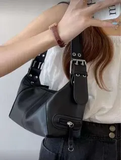 SHEIN ミニ　ハンドバッグ　ブラック　ショルダーバッグ