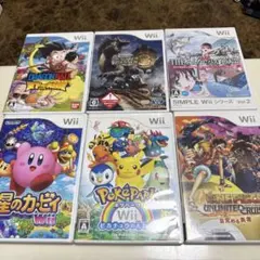 Wii ソフト 6本セット まとめ売り