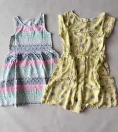 ノースリーブワンピース 2点セット 128cm