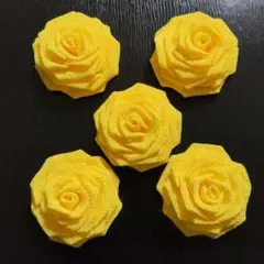 B-390 つまみ細工 花 パーツ
