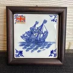 オランダDelft Blue デルフトブルー 陶器製 壁掛けタイル 風車 - メルカリ