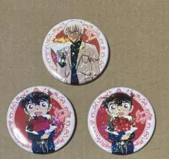 名探偵コナン　缶バッジ　コナン　トムス　花束