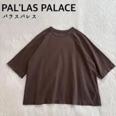 パラスパレス　製品染め　コットン　Tシャツ　ブラウン　ラグランのサムネイル