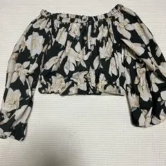 エイミーイストワール　花柄　緑　グリーン　オフショル　ブラウス　長袖のサムネイル