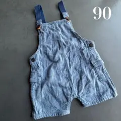 H&M デニム サロペット オーバーオール サイズ90 夏服 春服