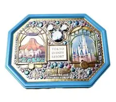 【美品】TDR ディズニー 宝石箱 チョコレート 缶 空箱　空缶