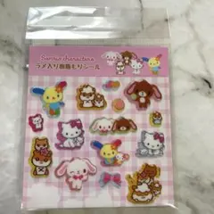 【国内正規品】サンリオ　キャラクターズ　ラメ入り　樹脂もりシール