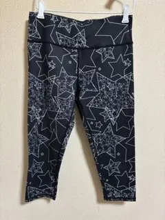 星柄 XL ヨガ　レギンス　7分丈