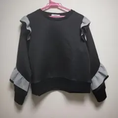 フリル スウェット