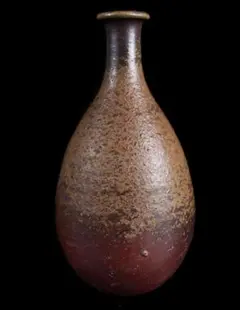 人間国宝　伊勢崎淳　花入　※箱なし 人間国宝 伊勢崎淳 花入 ※箱なし 人間国宝 伊勢崎淳 備前焼き 花