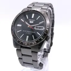SEIKO セイコー5 7S26-020 自動巻き 腕時計 ブラック 稼働品