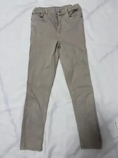 ZARA ベージュ スキニーパンツ ゴムウエスト