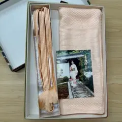 新品未使用 着物 帯揚げ 帯締め セット ピンク 正絹 和装小物 訪問着 小紋