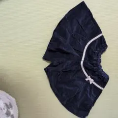 ネイビー 半ズボン 130 リボン付き