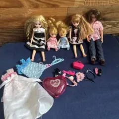 リカちゃん人形セット 5体と衣装・アクセサリー