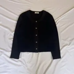 00’s vintage アーカイブ平成レトロ モードy2k異素材 カーディガン