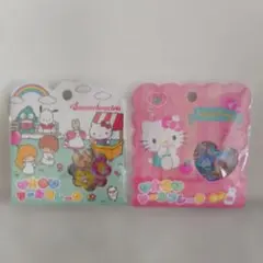 サンリオキャラクター、ハローキティおはじきシールフレーク2セット(正規品)