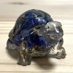 天然石 ラピスラズリ 彫刻パーツ うさぎさん 貫通穴あり 約25ミリ 
