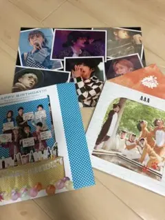 AAA オリジナルフォトカード(A4サイズ)＋FC特典カード２枚