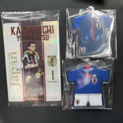 アクリルチャームビスケット サッカー日本代表　 ウエハース　川口sp