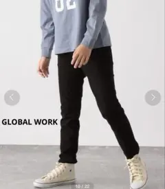 新品　グローバルワーク　キッズ　スゴラクカットスキニーパンツ