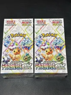 【新品未開封】ポケカ テラスタルフェスex シュリンク付き BOX 2箱セット