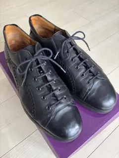J.M.WESTON レザースニーカー 8 1/2 Cワイズ USEDのサムネイル