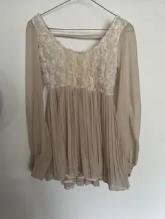 ワンウェイ リュクス　シフォン　ブラウス　M