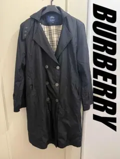 Burberry OF LONDON/XL/トレンチコート/ブラック/バーバリー