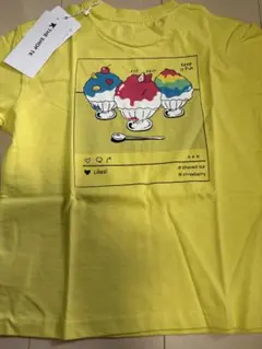 BREEZE パイナップル柄Tシャツ ピンク 120cmのサムネイル