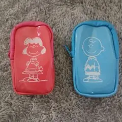 PEANUTS　チャーリー・ブラウン&ルーシー　ミニポーチセット　雑誌付録