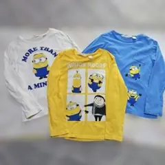 H＆M☆ミニオン ロンT3点セット　120