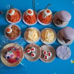 ミニチュアフードキーホルダーセット