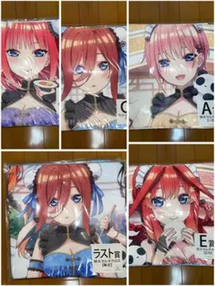 五等分の花嫁　特大マルチクロス　A,B,C,E,ラストワン賞　5個セット