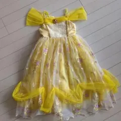 ディズニー　ベルドレス　子供用　size130のサムネイル
