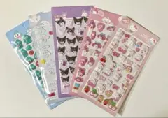 K*す様 早い者勝ち！お得！3Dぷくぷくシール　サンリオ　5枚セット　ボンボンド