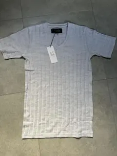 グレー Vネック Tシャツ 未使用タグ付き