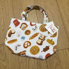 新品 ランチバッグ 帆布 ミニトート ウィンナー ソーセージ タコ たこ 