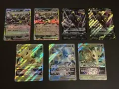 ポケモンカードゲーム ブラッキー リーフィア グレイシア 7枚セットのサムネイル