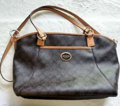 COACH ブラウン トートバッグ