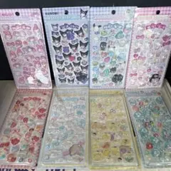 カラフルキャラクターシール8シートセット
